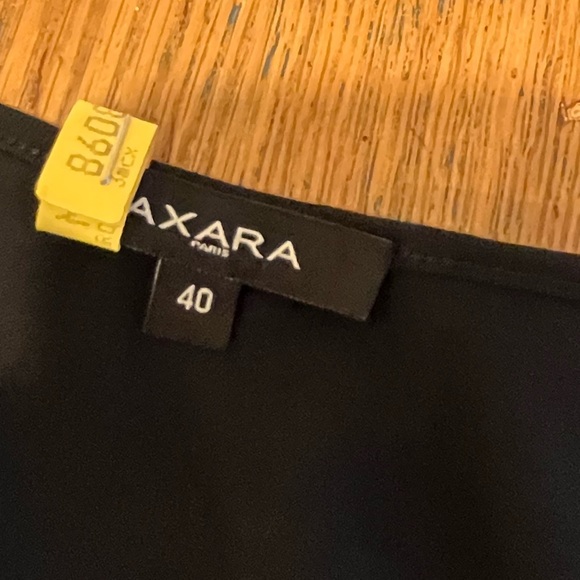 📍Black Silk Drape Dress - Axara Paris (Size 40) - Picture 2 of 9